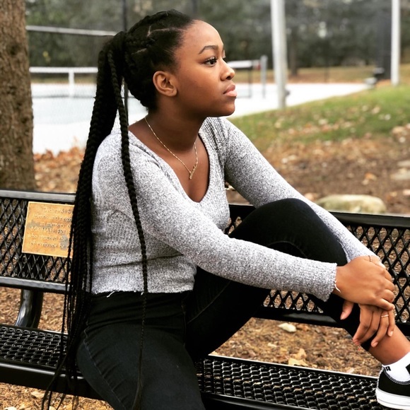 Me to you Pacsun cropped frayed sweater size S - Picture 2 of 3